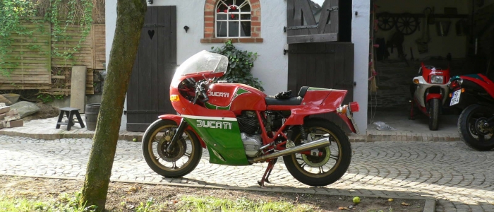 Ducati Mike Hailwood Replica MHR rental hire motorcycle touring holiday